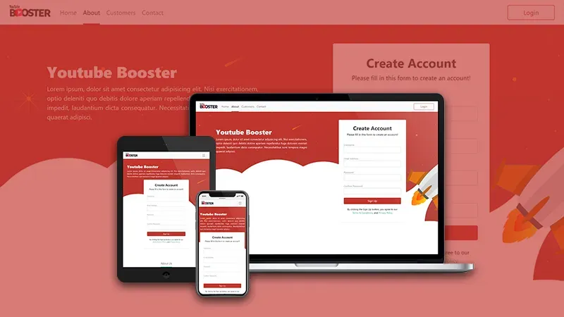 Youtube Booster app screenshot